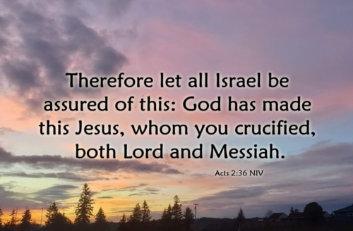 Jesus is Lord and Messiah