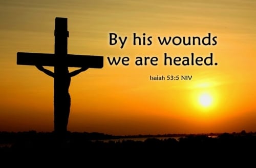 healed by his wounds