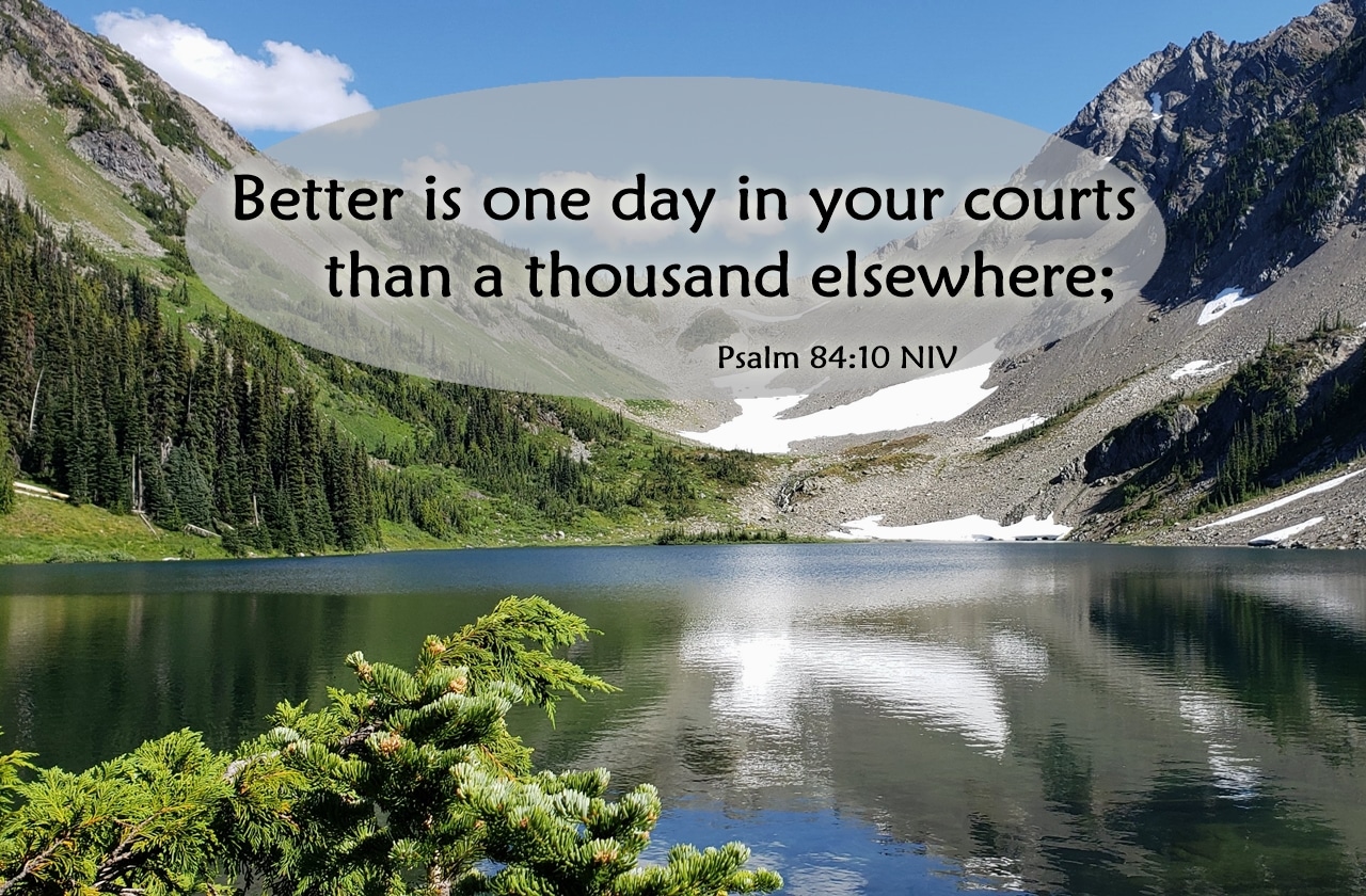 better is one day in your courts