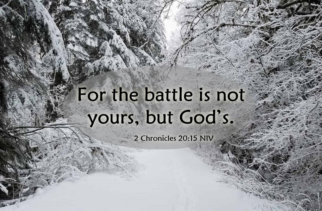 the battle is not yours
