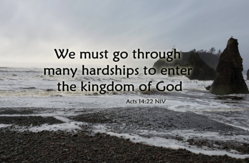 through many hardships