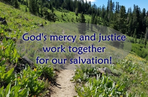mercy justice and salvation