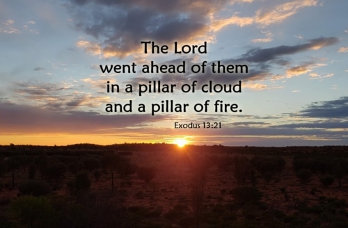 a pillar of cloud and fire
