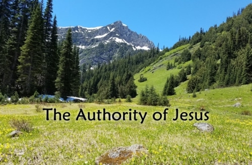 the authority of Jesus
