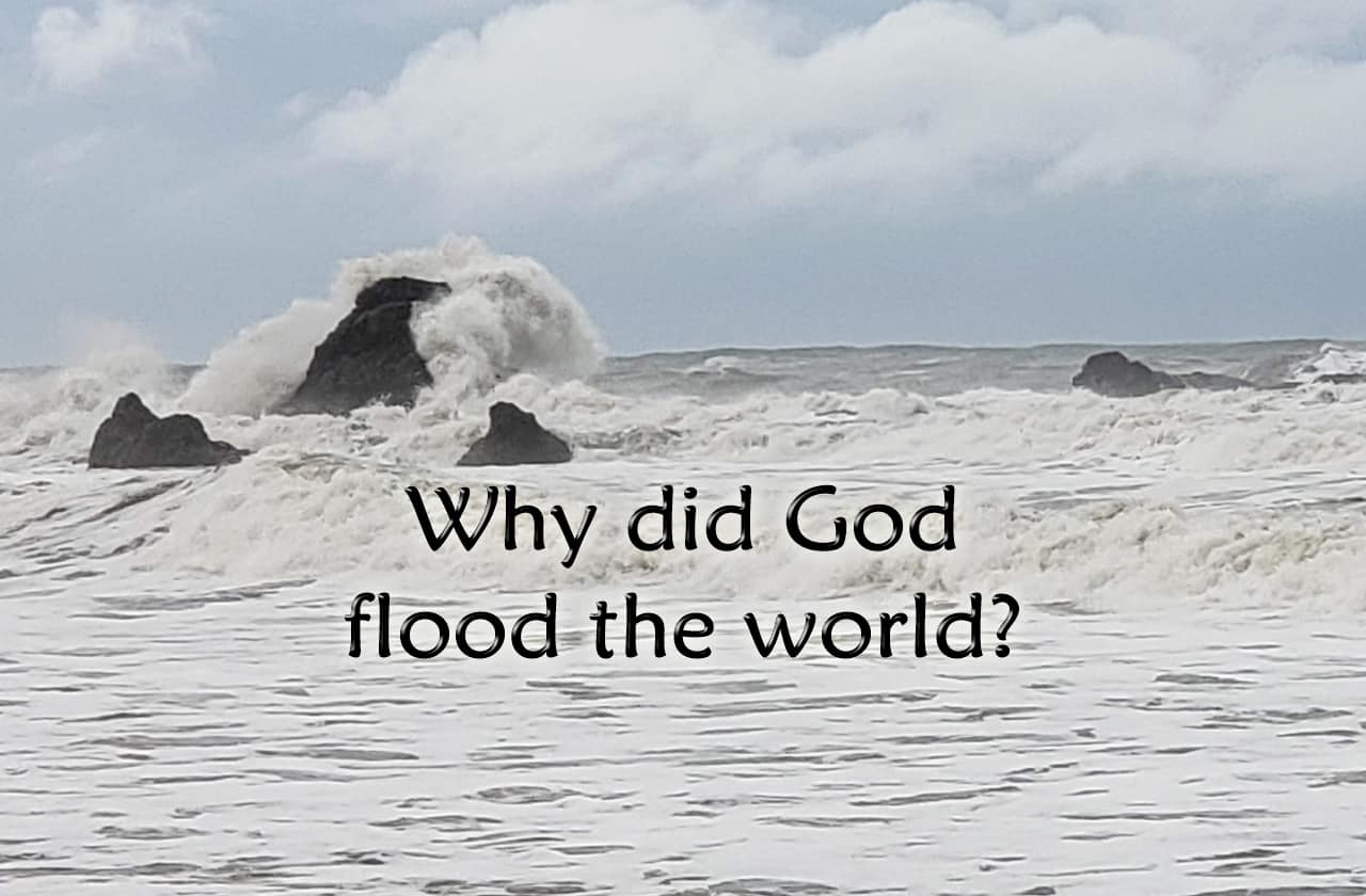 Why did God flood the world?
