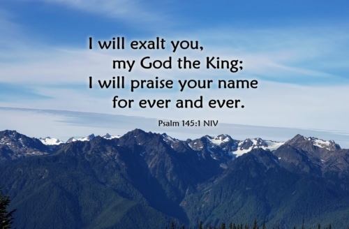 I Will Exalt You My God
