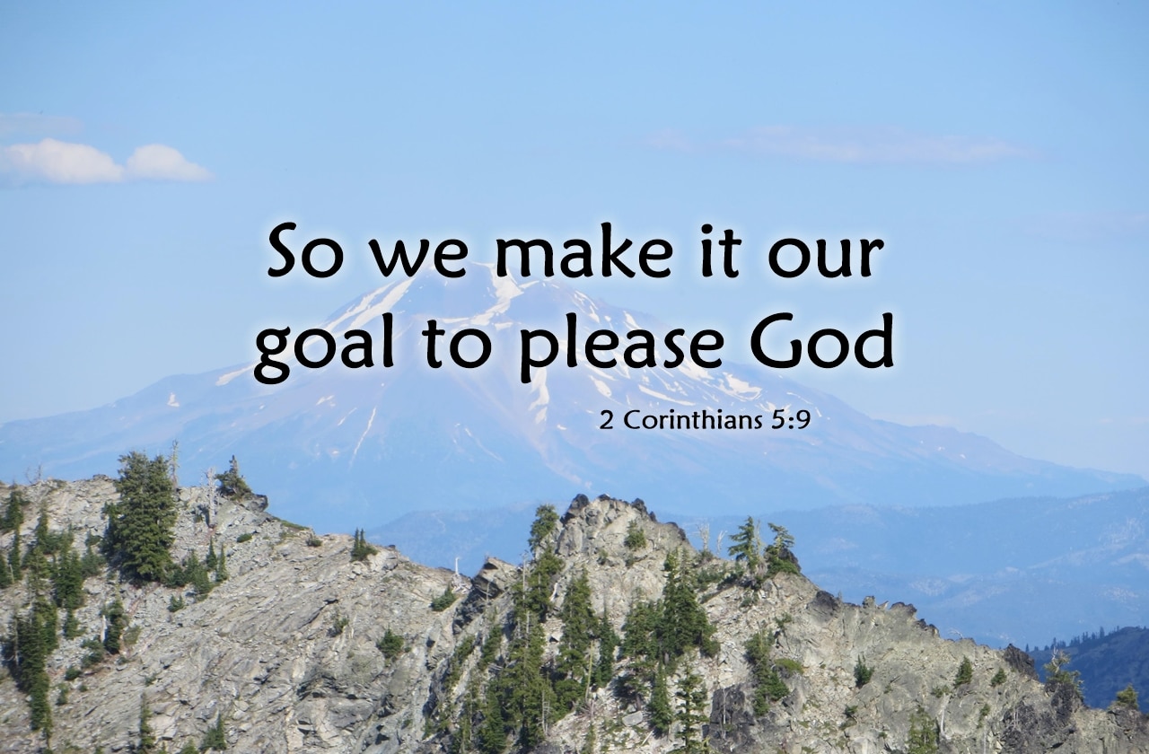 Make It Your Goal to Please God