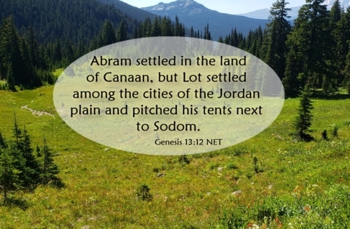 Settling in Canaan or Sodom