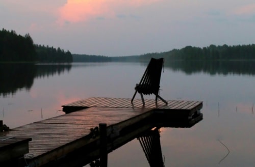 A chair at a lake: Where do you meet with God?