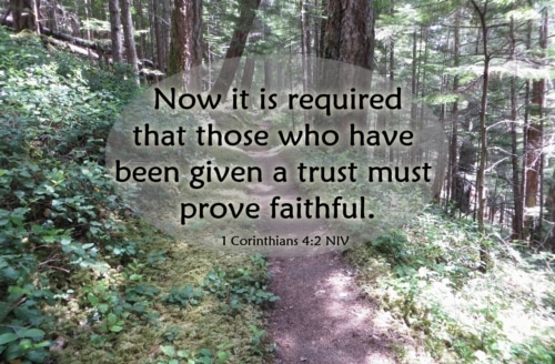 Faithful stewardship
