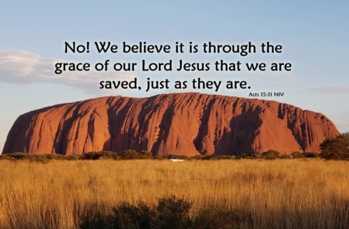 saved by grace alone